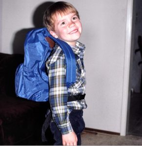 Mark going to school as child