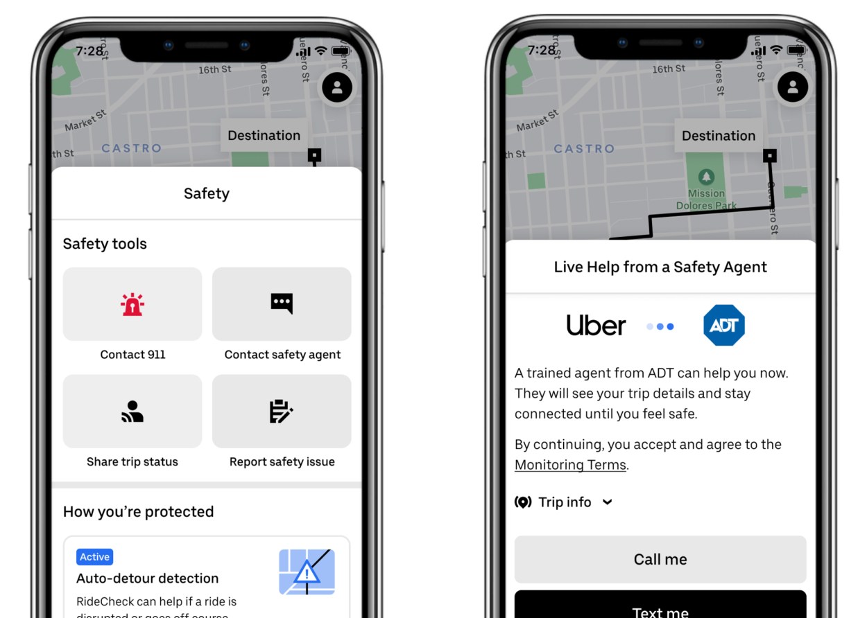 Protecting and connecting riders and drivers with a new partnership: ADT | Uber