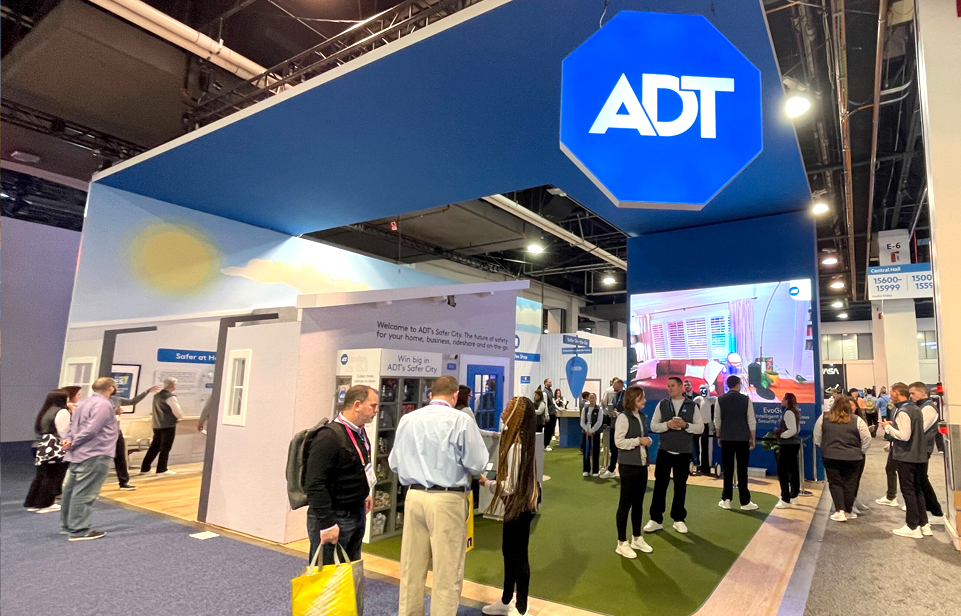 ADT's Safer City booth at CES