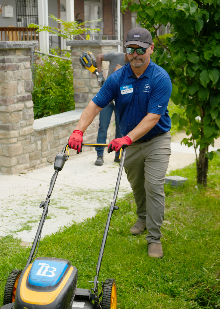 ADT employees participated in a community clean-up.